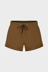 Women's Solid Outdoor Shorts - Curved Hem Quick-Dry Pants