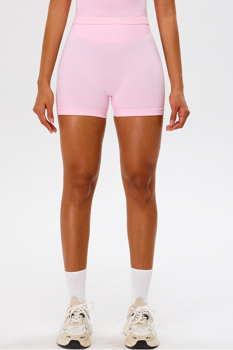 Women's Athletic High-Waist Butt-Lifting Shorts