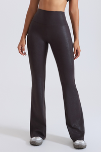 Women’s High-Waist Fitness Flare Pants.