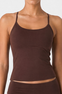 Women’s Scoop Neck Spaghetti Strap Pilates Tank Top