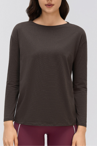 Women's Lightweight Back-Tie Convertible Long-Sleeve Top