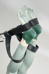 Women's Ombre Mesh Yoga Grip Five-Toe Socks