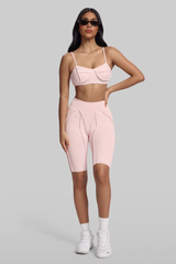 Women's High-Waisted Seam Detail  Naked Feel Yoga Shorts
