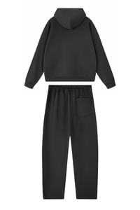 Men's Fall Set:Heavyweight Hoodie And Curved Sweatpants
