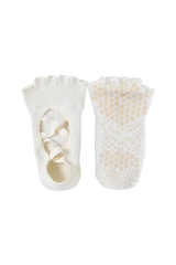 Women's Solid Color Strappy Open-Toe Yoga Grip Socks