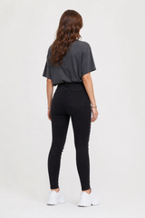 Women's Unique High Waist Distressed Skinny Jeans