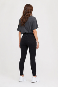 Women's Unique High Waist Distressed Skinny Jeans