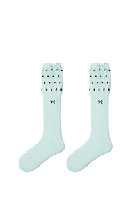 Women’s Retro Striped Color Block Slouch Crew Socks