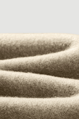 Loose fleece-lined thick round-neck sweatshirt