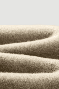 Loose fleece-lined thick round-neck sweatshirt