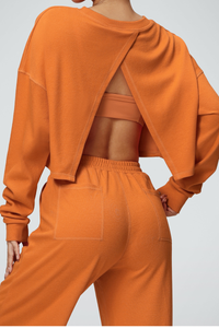 Autumn and winter round-neck sweatshirt