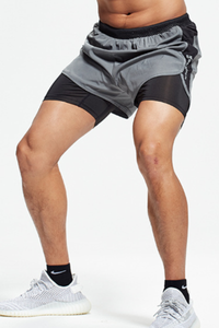 Men's 2-in-1 Anti-Chafe Reflective Quick Dry Running Shorts