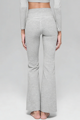 Women's V-waist Pleated Draping Loose Relaxed  Flare Pants