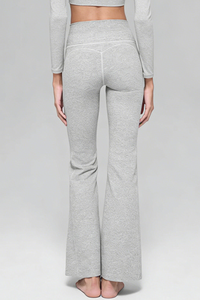 Women's V-waist Pleated Draping Loose Relaxed  Flare Pants