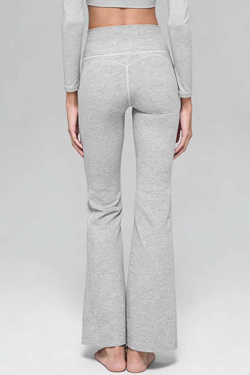 Women's V-waist Pleated Draping Loose Relaxed  Flare Pants