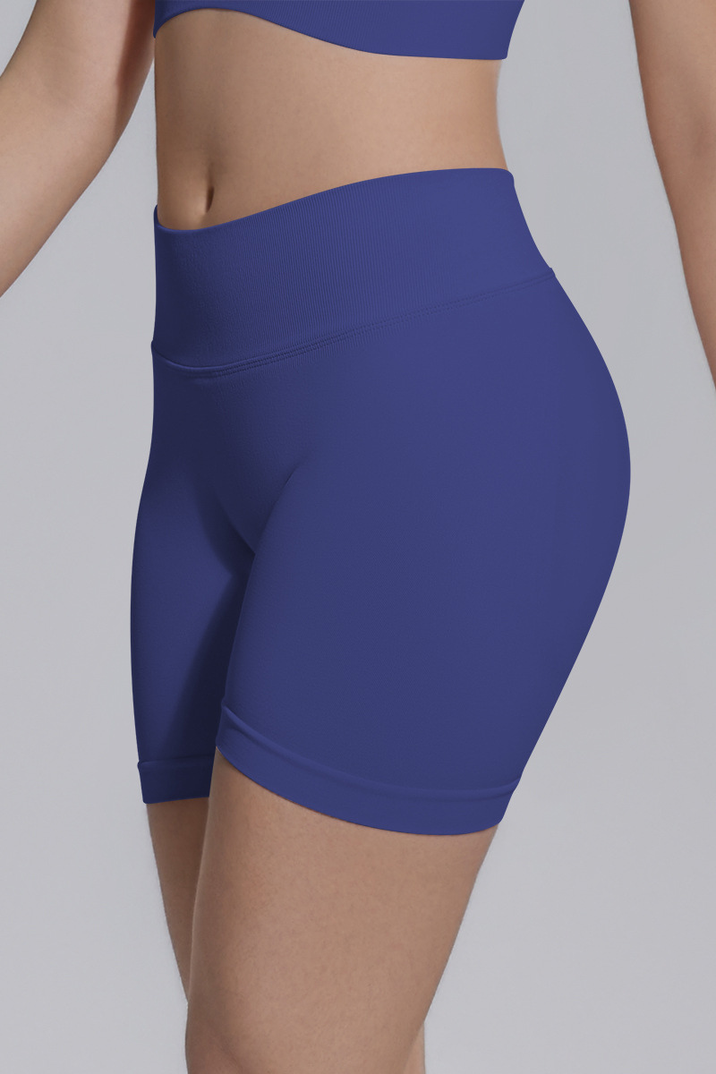 Women's Seamless V Back Lifting Hip No Front Seam Yoga Short