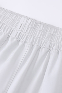 Women's Elastic Waist with Drawstring Wide Leg Sports Pants