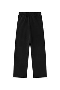 Unisex 100% Cotton Washed Heavyweight Wide Leg Casual Pants