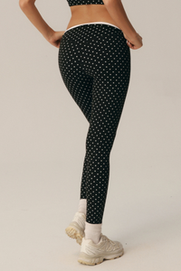 Women's Athletic Polka Dot High Waist Yoga Leggings
