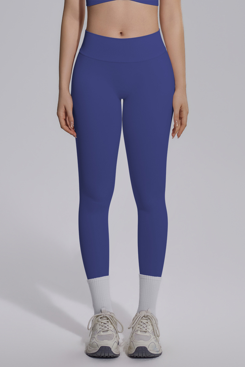 Women's Seamless Knit V-Waist Tight Butt-Lift Yoga Leggings