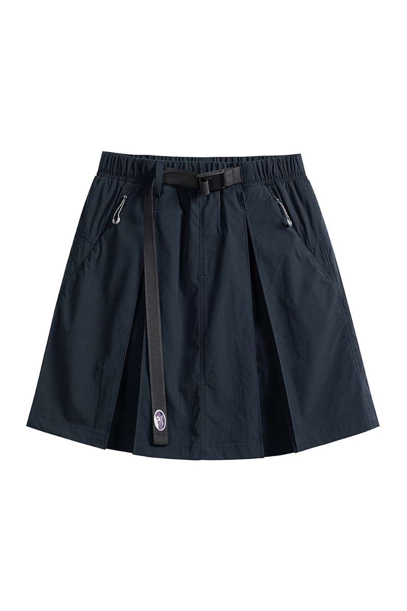 Women's Quick-Dry Water-Resistant Pleated A-Line Mini Skirt
