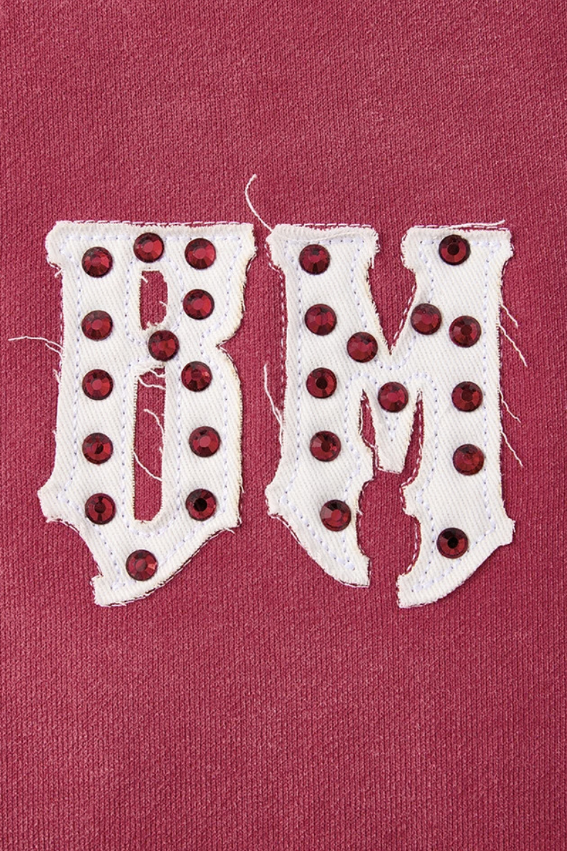 Men's Fall 100% Cotton Embroidery with Rhinestones Jacket