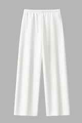 Unisex Fall Drawstring Side Pocket Wide Leg Sweatpants