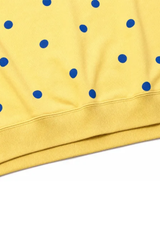 Plus Size Women's Fall Polka Dot Loose Fit Pullover