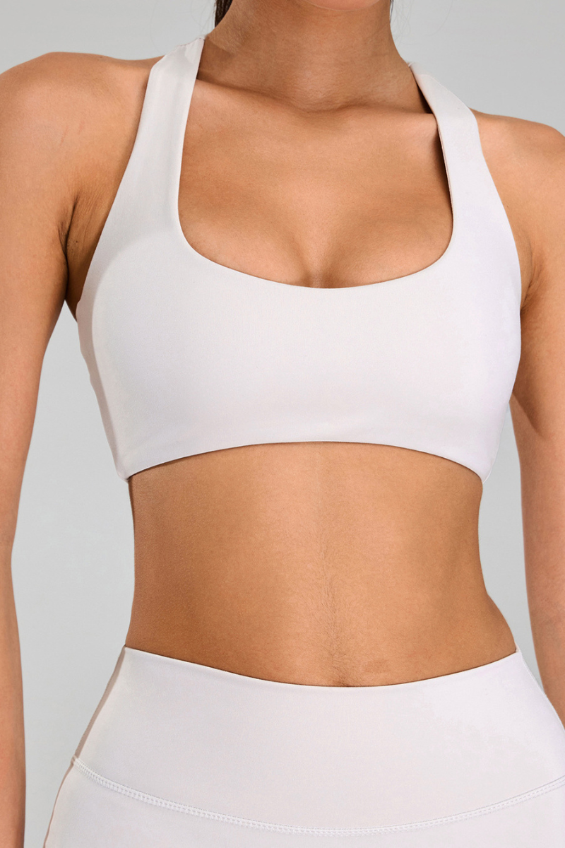 Women’s U-neck Racer-Back Back Beauty Sports Bra