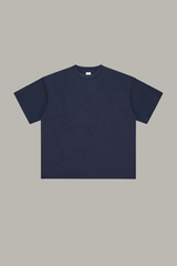 Men's Cotton Mock Turtleneck - Solid Oversized Casual Tee