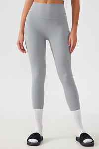 Women Free Size Nude Hip Lifting Shaping Fitness 9/10 Yoga Pants