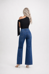 Women's Vintage Eelaxed Vootcut Wide Leg Jeans