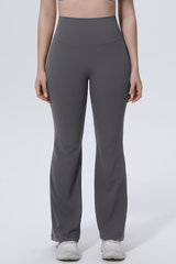 Women's Athletic High Waist And Hip Tight Yoga Flared Pants