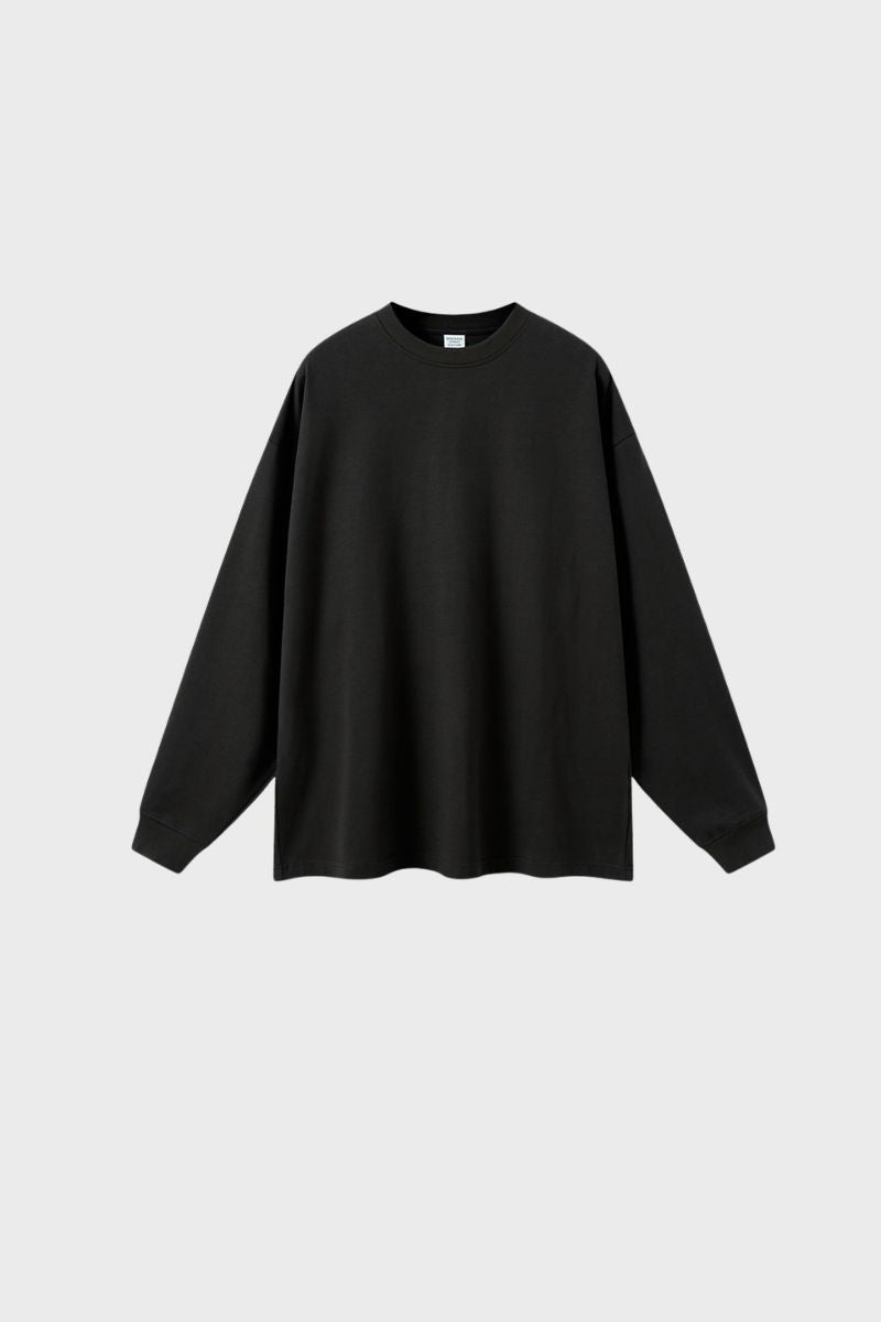 Heavyweight Oversized Unisex Tee - Streetwear Long Sleeve