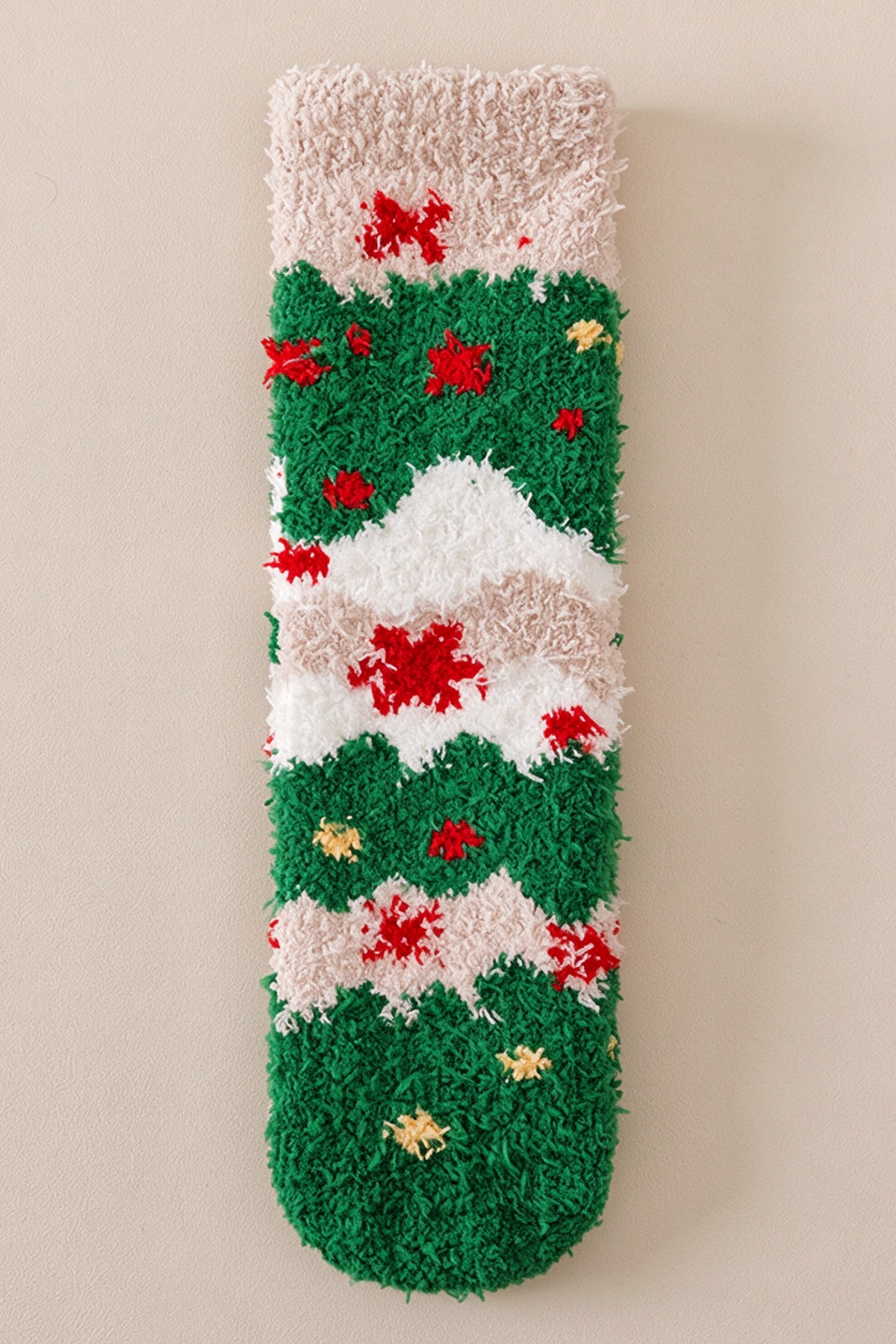 Unisex Christmas Gift Cute Print Holiday Coral Fleece Socks