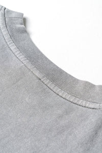 Vintage Washed Distressed Slit Sleeveless Tank Tops
