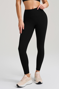 High-waist, seamless fitness pants
