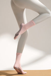 Women's Tie-Dye Crew Yoga Grip Five-Toe Socks