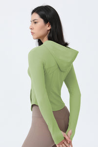 Reversible Brushed Sport Hooded Jacket