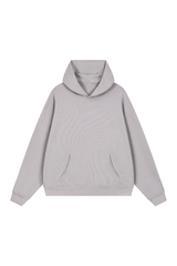 Unisex Fall Boxy Fit Waffle Texture Pullover Relaxed Hoodie