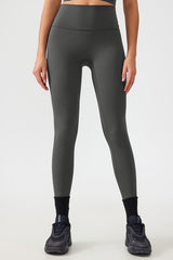 Women Free Size Nude Hip Lifting Shaping Fitness 9/10 Yoga Pants