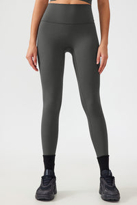 Women Free Size Nude Hip Lifting Shaping Fitness 9/10 Yoga Pants