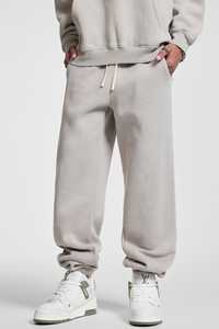 Men's Basic style ankle-cuffed wide-leg pants