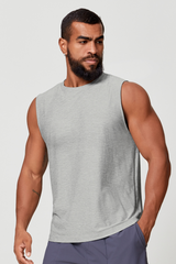 Men's Round-Neck Loose Fit Sports Tank Top