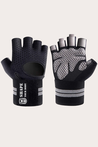 Unisex Sports Breathable Half Finger Non-Slip Gym Gloves