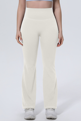 Women's Athletic High-Waist Shapewear Flare Pants