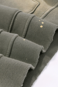 Retro-style hooded sweatshirt