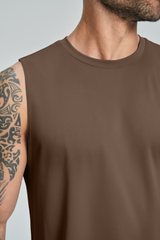Men's Brushed Round-Neck Casual Sports Tank Top