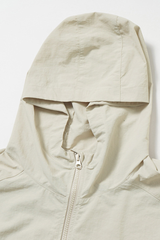 Men's Zip-Up Hooded Windbreaker - Water-Repellent Outdoor Jacket