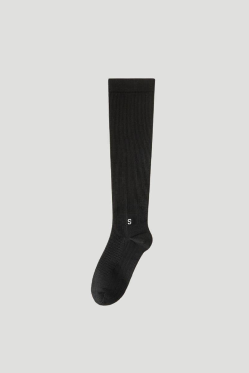 Women's Summer 100% Slimming Solid Athletic Knee-High Socks